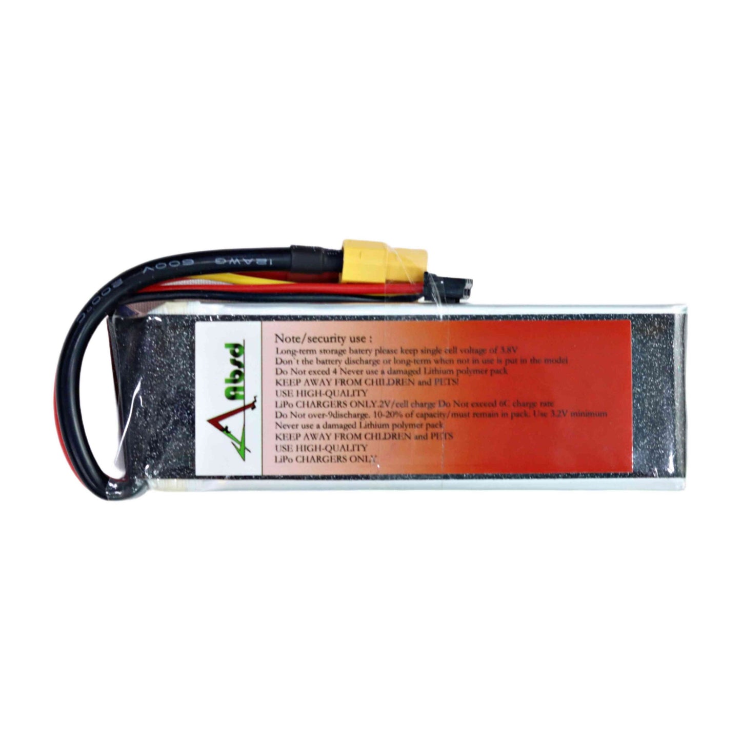 11.1V 2200mAh 3S 25C Lipo Battery With XT60 Plug (Brand ABSD)