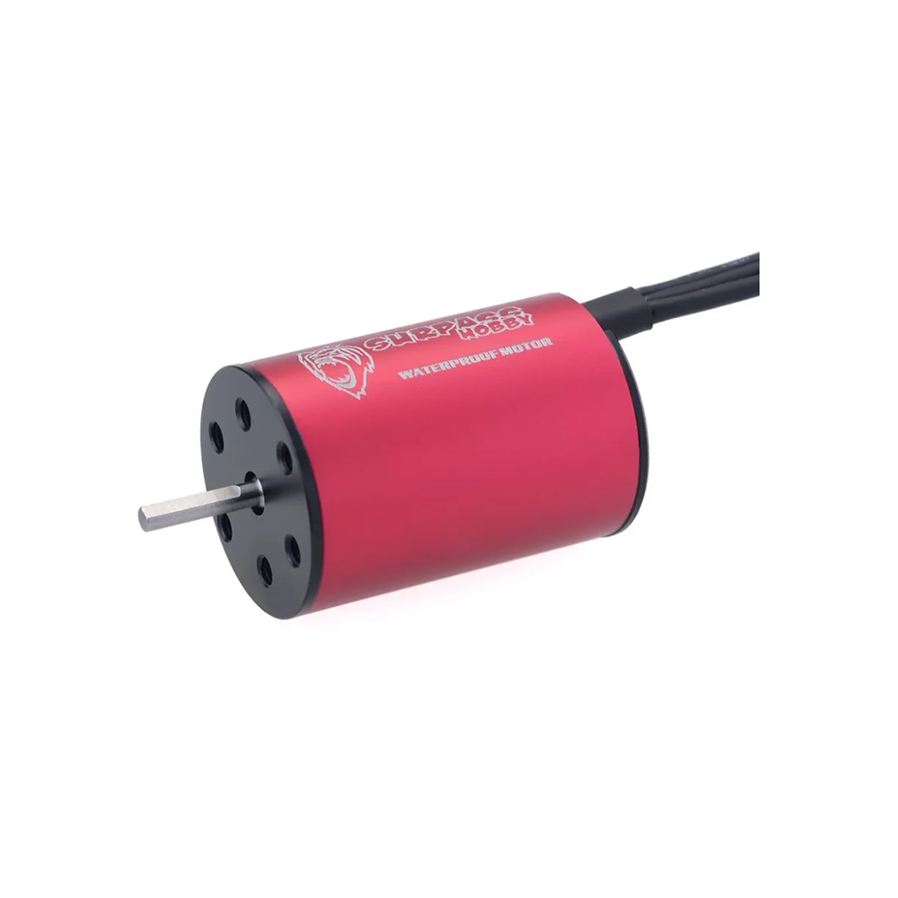 Surpass Hobby waterproof 2040 brushless motor Red & Black (4480 KV)