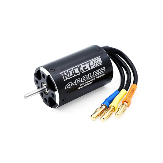 Rocket 2948 brushless rc boat motor 4POLE ￠3.175mm Black (5880 KV) Hi Tech xyz