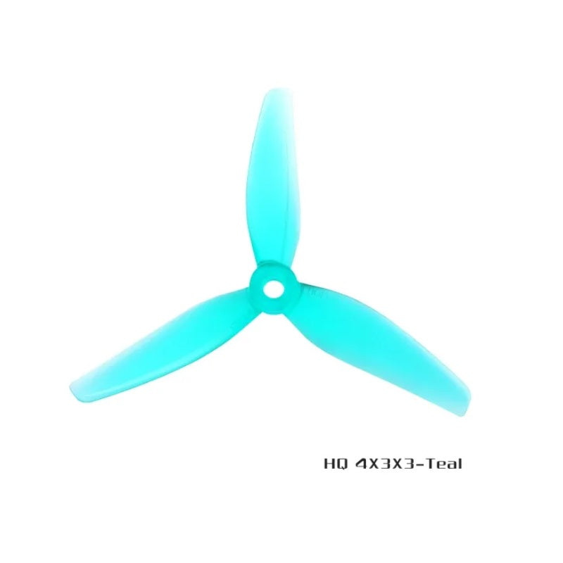 HQProp 4X3X3V2 Teal (2CW+2CCW)-Poly Carbonate Propeller