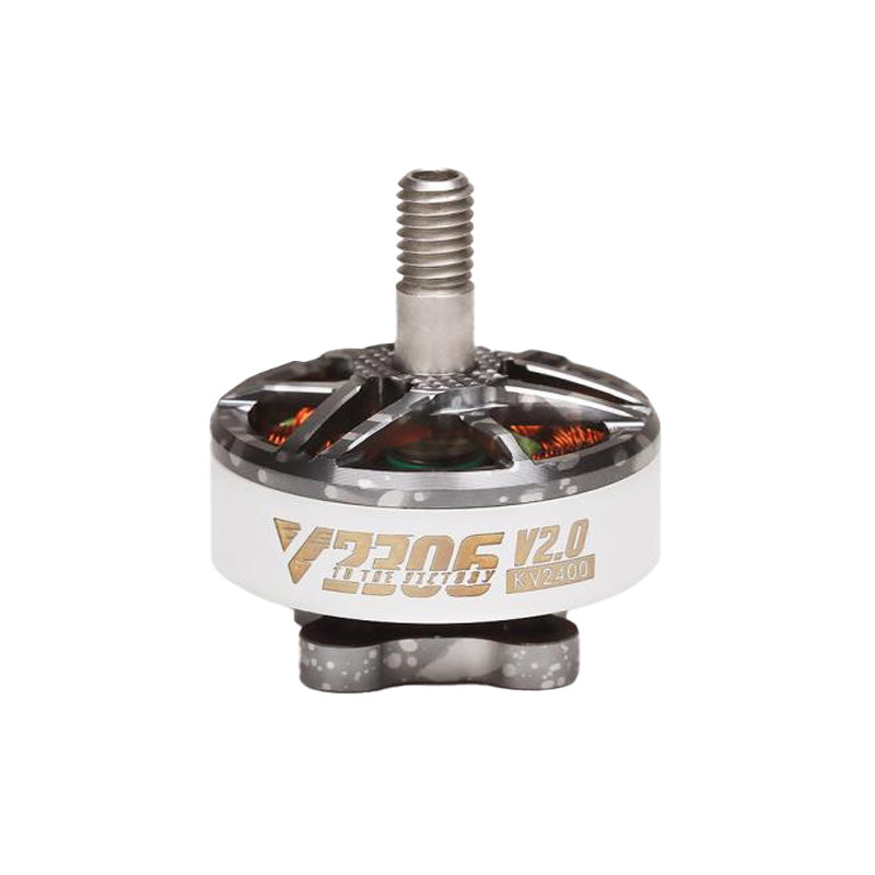 T Motor Velox V2306 V2.0 5″Freestyle Fpv Racing Drone Motor 4-6S Camo Silver 2400 KV