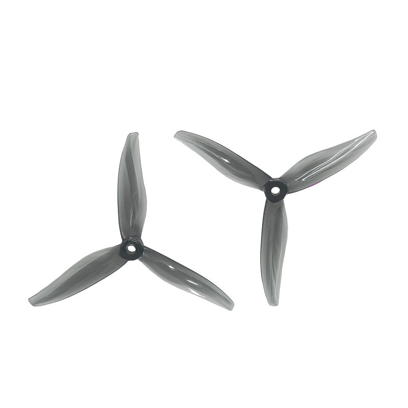 Orange HD 5128.0 Tri Blade Fury Propellers 2CW+2CCW 2 Pair Clear Gray