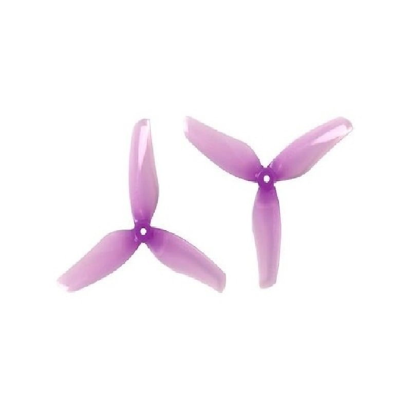 Orange HD 1219S PC 3 Blade 1mm Propellers 4CW+4CCW- Clear Purple