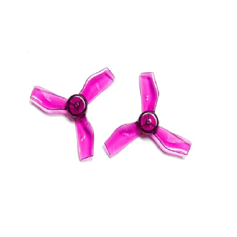 Orange HD 31mm 1219 PC 3 Blade 0.8mm Propellers 4CW+4CCW- Clear Purple