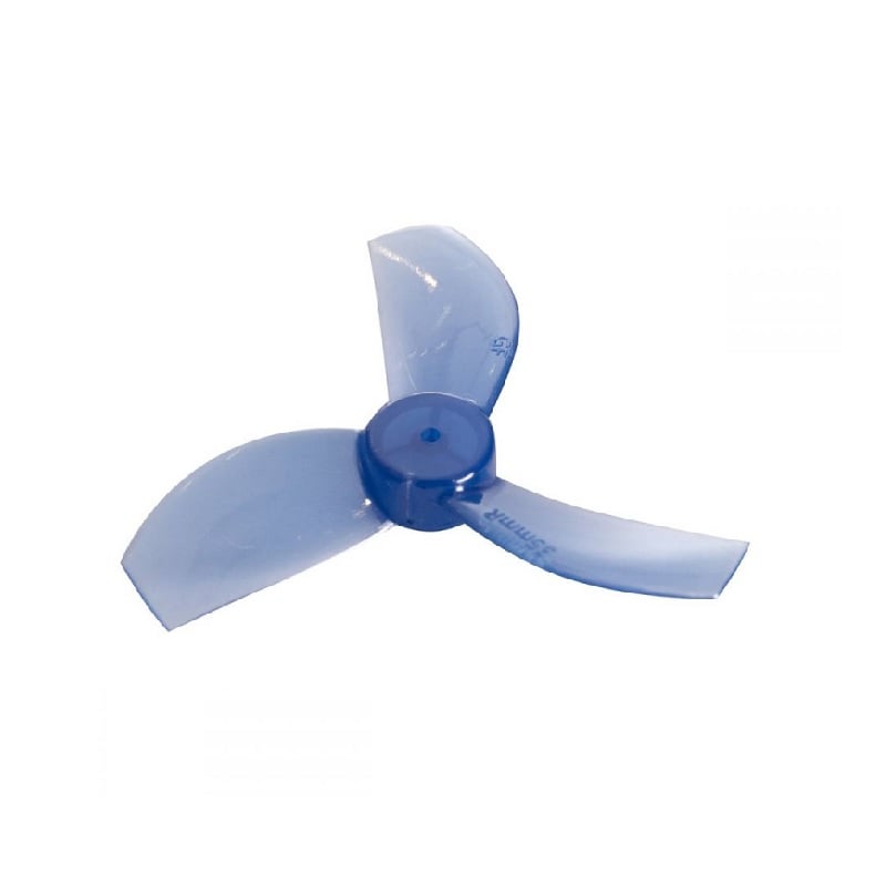 Orange HD 35mm PC 3 Blade 1mm Propellers 4CW+4CCW- Blue