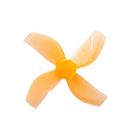 Orange HD 35mm PC 4 Blade 1mm Propellers 4CW+4CCW- Orange