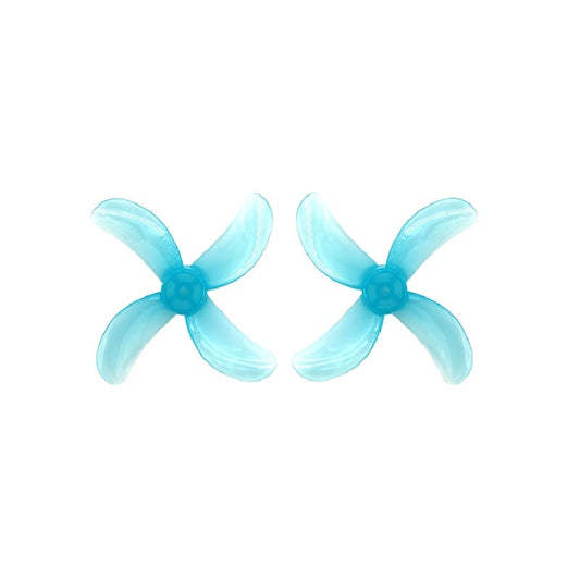 Orange HD 40mm 1609 PC 4 Blade 1.5mm Propellers 4CW+4CCW- Clear Blue