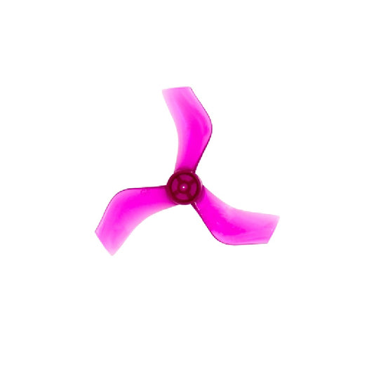 Orange HD 40mm 1635 PC 3 Blade 1mm Propellers 4CW+4CCW- Clear Purple (Single Hole)