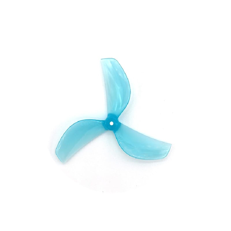 Orange HD 45mm PC 3 Blade 1.5mm Propellers 4CW+4CCW- Clear Blue