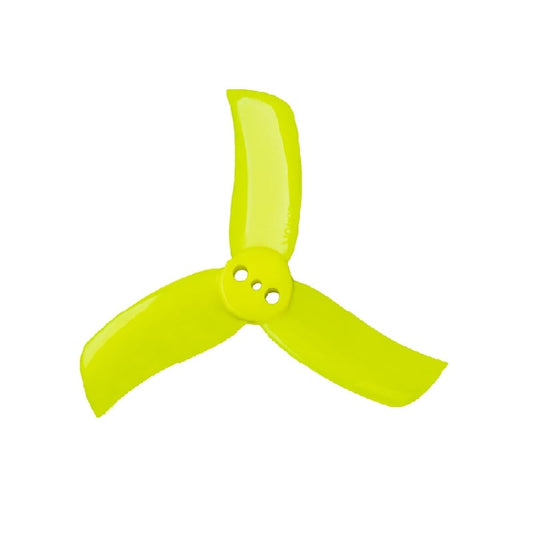 Orange HD 2040 Hulkie PC 3 Blade (3 Holes) Propellers 4CW+4CCW- Lemon Yellow