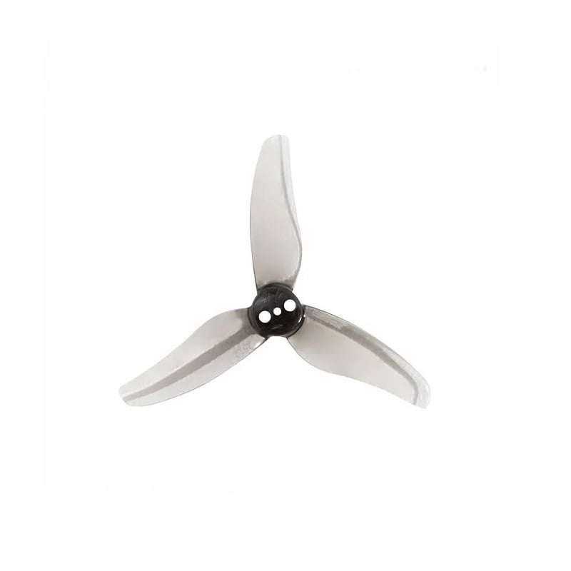 Orange HD 2023 Hurricane PC 3 Blade 1.5mm Propellers 4CW+4CCW- Clear Gray