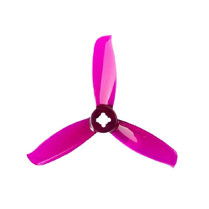 Orange HD 3028 WinDancer PC 3 Blade 1.5mm&M5 Propellers 2CW+2CCW – Clear Purple