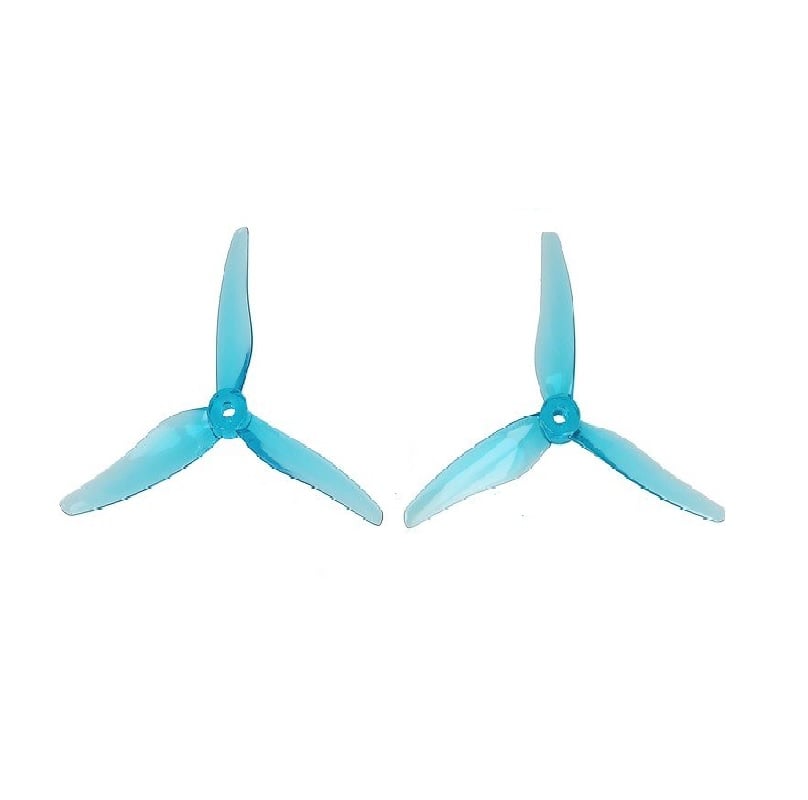 Orange HD 5536 Hurricane PC 3 Blade Propellers 2CW+2CCW – Clear Blue