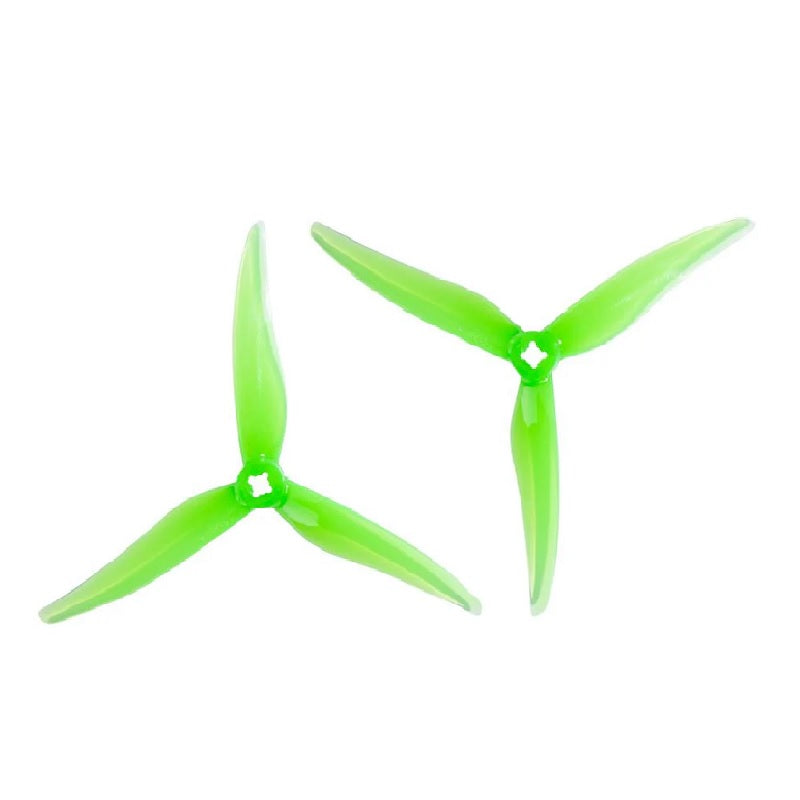 Orange HD SL 5125 PC 3 Blade 1.5mm Propellers 2CW+2CCW- Green