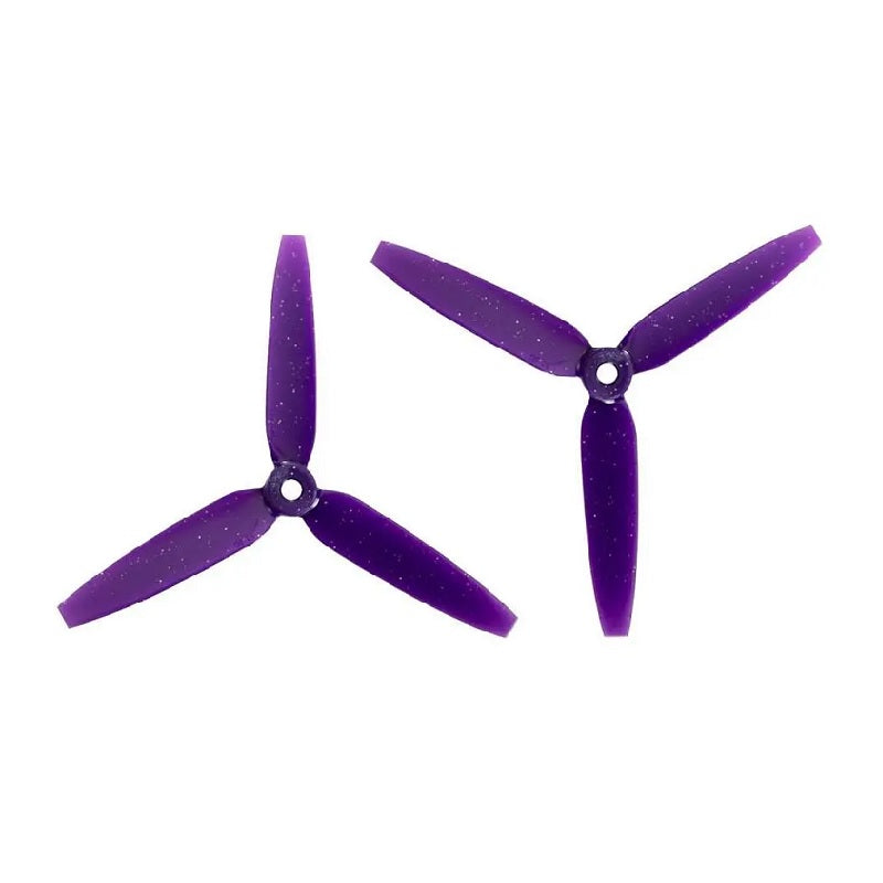 Orange HD 513D 3D PC 3 Blade Propellers 2CW+2CCW – Purple