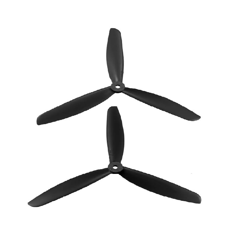 Orange HD 7035 Hurricane Glass Fiber Nylon 3 Blade Propellers 2CW+2CCW – Black