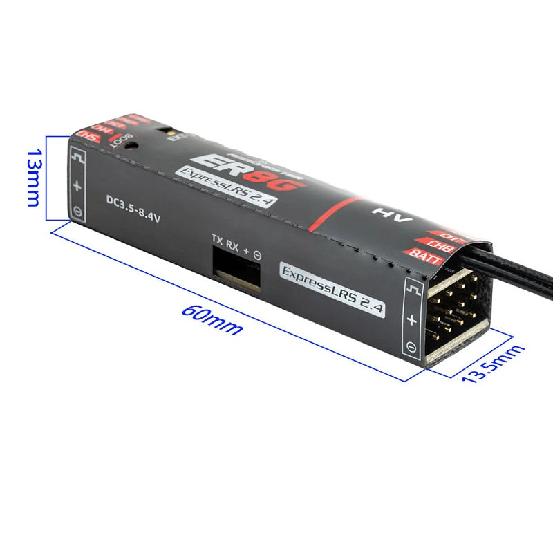 Radiomaster ER8G 2.4GHz ELRS PWM Receiver