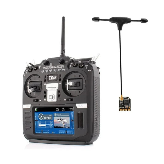 Radiomaster TX16S MKII HALL V4.0 ELRS Radio with RP1 ExpressLRS 2.4ghz Nano Receiver.