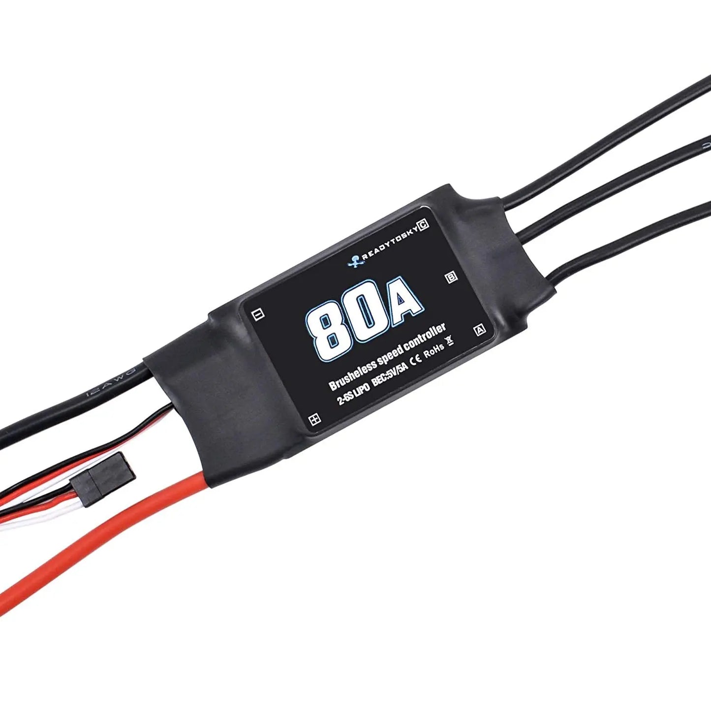 Readytosky 80A ESC 2-6S Brushless ESC Speed Controller for RC Drone Hi Tech xyz