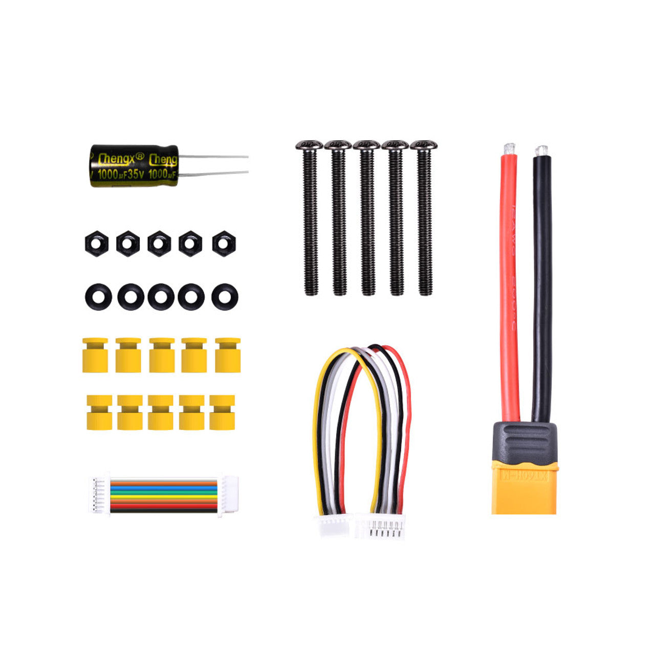 Complete set of components for the SpeedyBee F405 V3 stack.