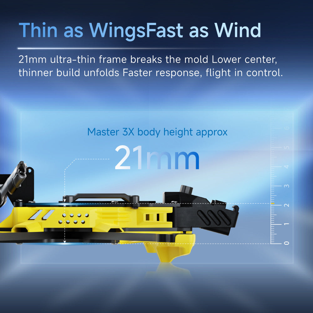 SpeedyBee Master3X Modular 3 - 3.6 Inch FPV Racing Freestyle Frame