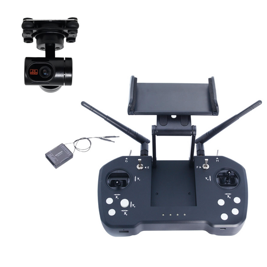 Skydroid T12 Radio Controller with C10 Pro 3 - Axis Camera Gimbal