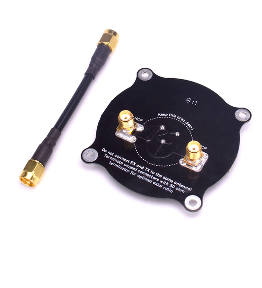 Triple Feed Patch 5.8GHz Antenna RP SMA