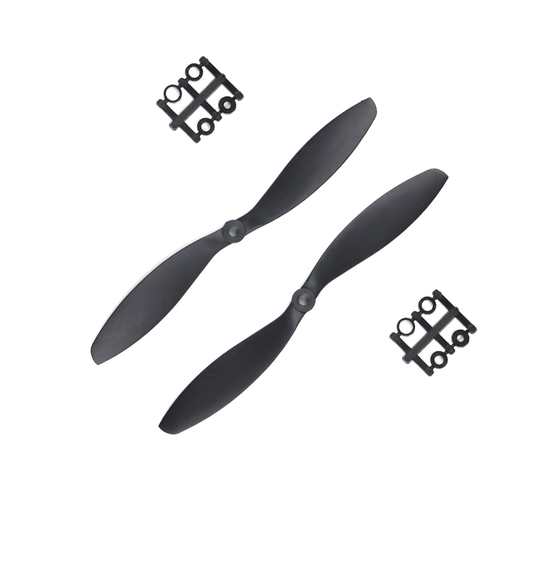 Orange HD Propellers 9047(9X4.7) Carbon Nylon Black 1CW+1CCW-1pair