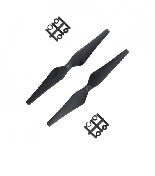 Orange HD Propellers 9443(9.4X4.3) Glass Fiber Nylon Black 1CW+1CCW-1pair