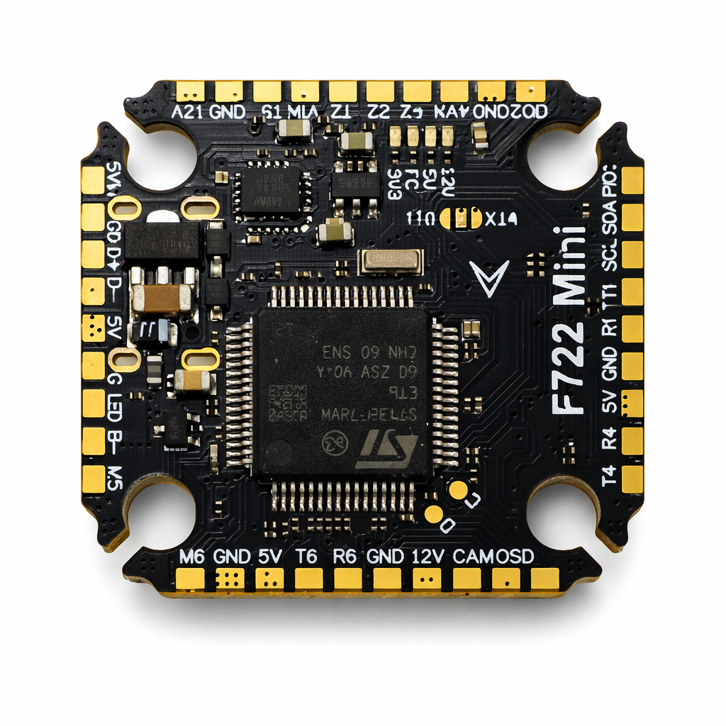 DAKEFPV F722 Mini Flight Controller + 60A 6S 4-in-1 ESC Stack F4 FC - ESC Combo for FPV Drones