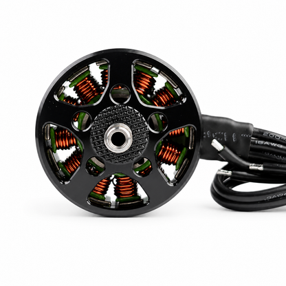 Bottom View of SURPASS B2810 980KV Brushless Motor Showing Precision Bearing Assembly