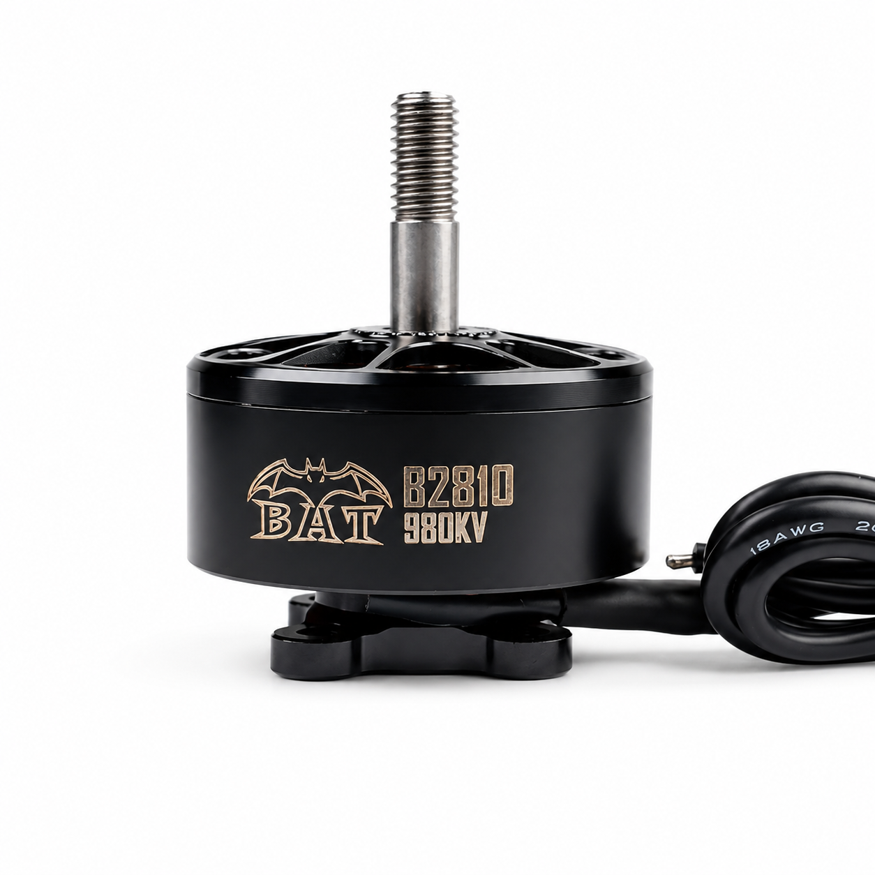 Front View of SURPASS B2810 980KV Brushless FPV Motor with Threaded Shaft