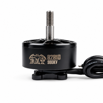Front View of SURPASS B2810 980KV Brushless FPV Motor with Threaded Shaft