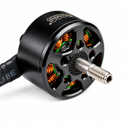 Angled View of SURPASS B2812 1100KV Brushless Motor with Durable CNC Machined Housing