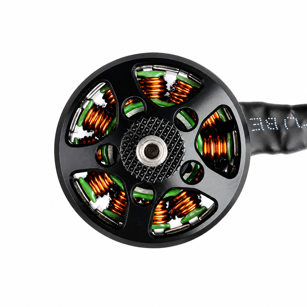 Bottom View of SURPASS Hobby Bat B Series 2812 1100KV Motor Showing Bearing and Mounting Base