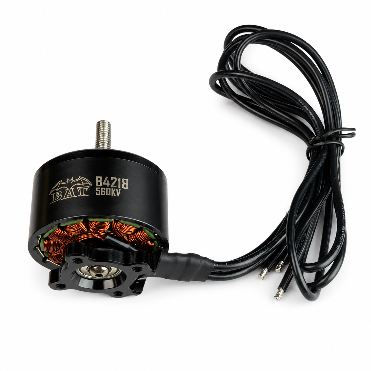 Front Shaft View of SURPASS B4218 560KV FPV Drone Motor with Durable Threaded Shaft