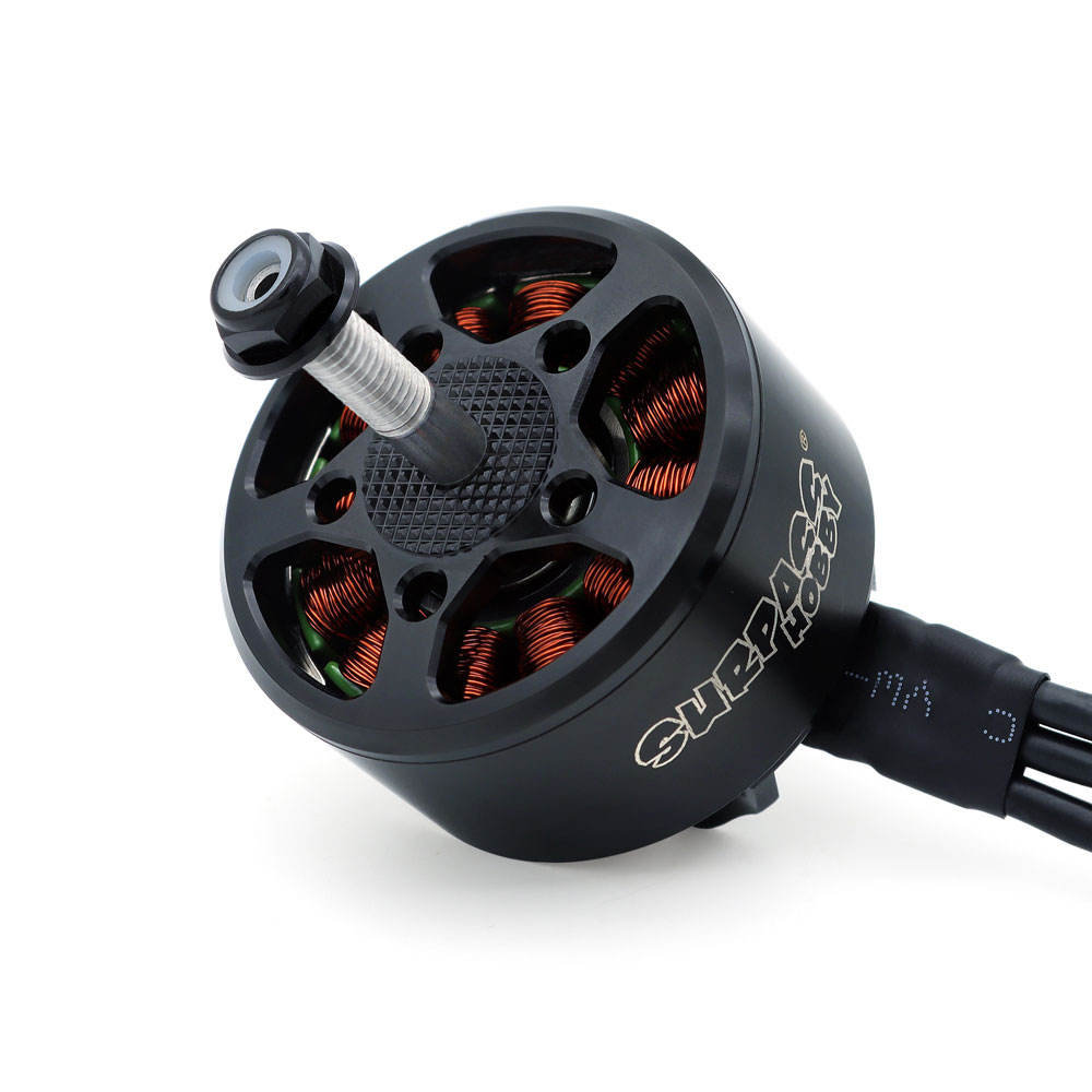 Rear View of SURPASS B4218 560KV FPV Motor Showing Precision Bearing and Mounting Base