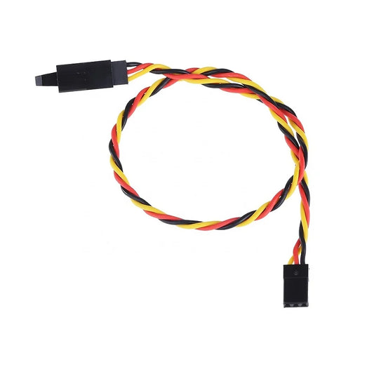 SafeConnect Twisted 15CM 22AWG Servo Lead Extension (JR) Cable with Self  Locking Hook.