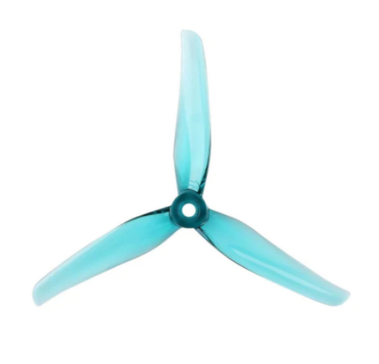 iFlight Nazgul F5 5353 Tri-blade prop 2CW+2CCW - Cyan.