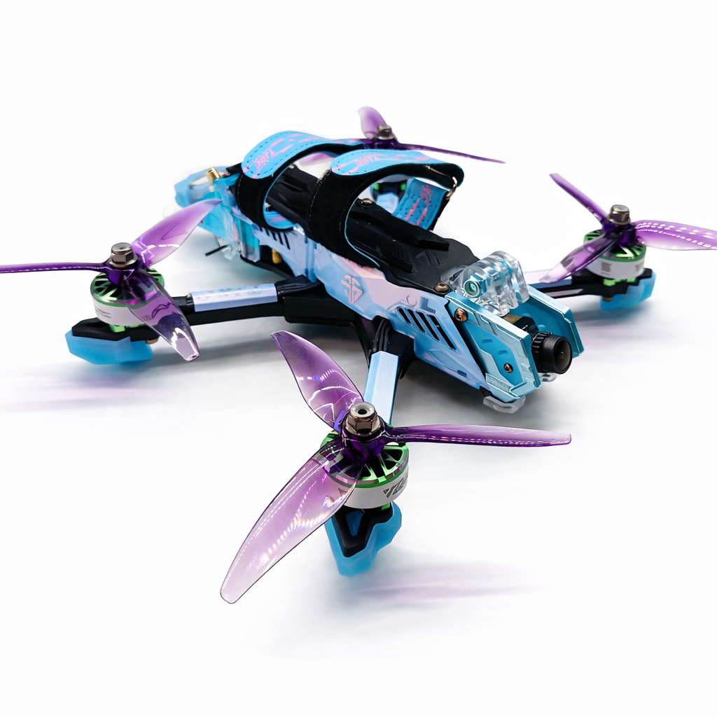 TJRC T5 V2 Wide X 5 inches FPV O4 Pro/O3 Air Unit Digital RC Freestyle Racing Drone with GPS - Hi Tech xyz 