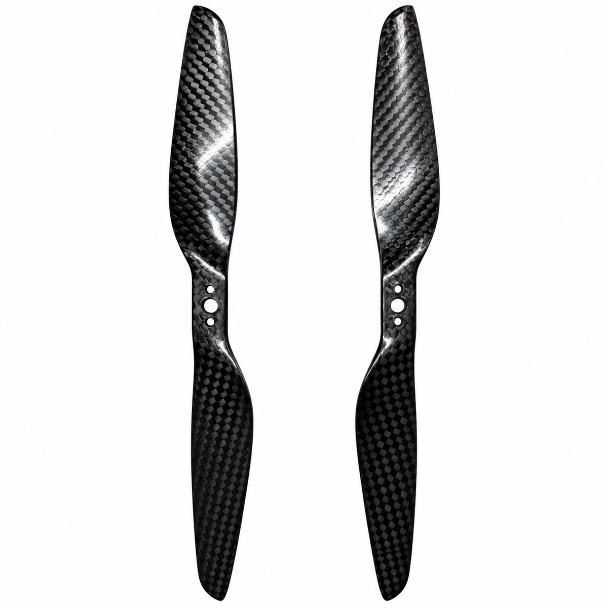 Gemfan 7024L T-Type Carbon Fiber Propeller for 7 Inch FPV Drone (1CW + 1CCW) - Black