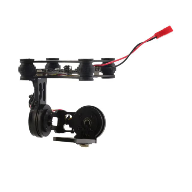 Side View of Two Axis FPV Camera Gimbal Stabilizer for Drone Aerial Photography