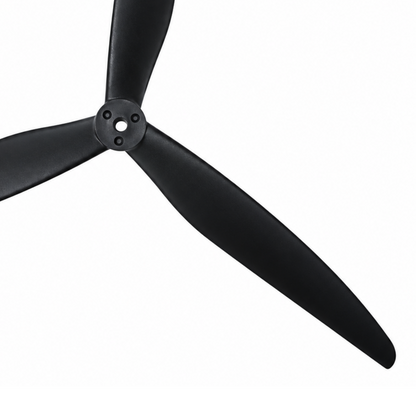 Gemfan 1312 Cinelifter Glass Fiber Nylon 3-Blade Propeller for 13 Inch FPV Drone (1CW + 1CCW) - Black