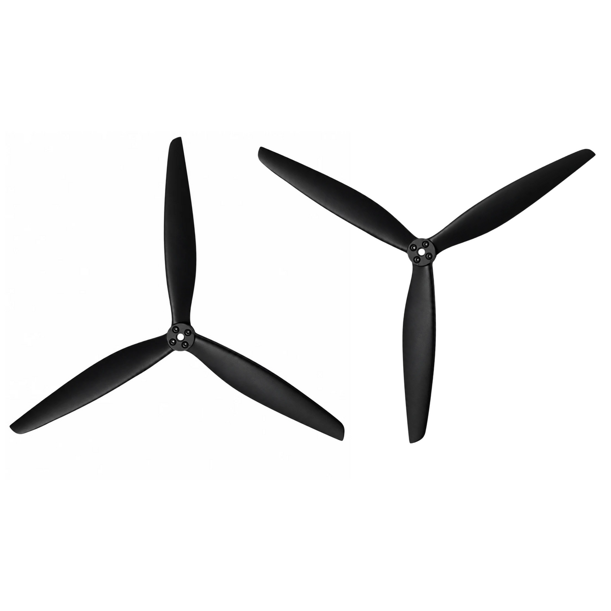Gemfan 13X10 Glass Fiber Nylon 3-Blade Propeller for 13 Inch FPV Drone (1CW + 1CCW) - Black