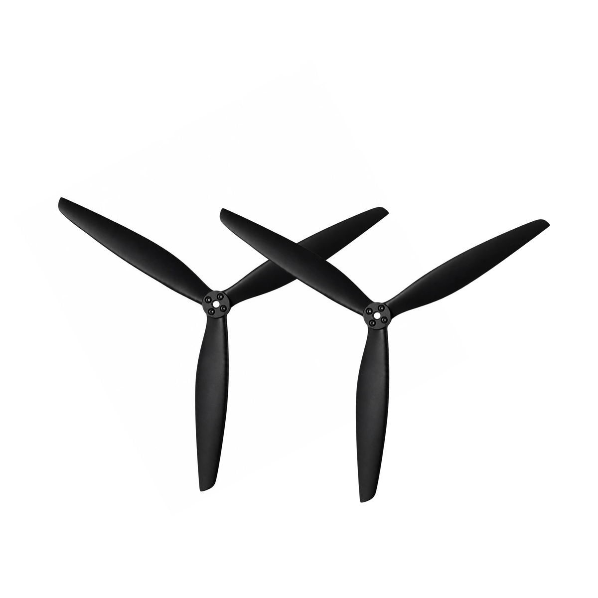 Gemfan 13X10 Glass Fiber Nylon 3-Blade Propeller for 13 Inch FPV Drone (1CW + 1CCW) - Black