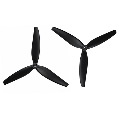 Gemfan 1050W Cinelifter Glass Fiber Nylon 3-Blade Propeller for 10 Inch FPV Drone (1CW + 1CCW) - Black