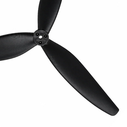 Gemfan 1050W Cinelifter Glass Fiber Nylon 3-Blade Propeller for 10 Inch FPV Drone (1CW + 1CCW) - Black