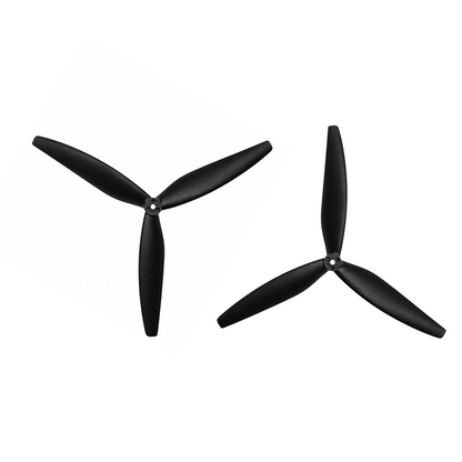 Gemfan 1507 Cinelifter Glass Fiber Nylon 3-Blade Propeller for 15 Inch FPV Drone (1CW + 1CCW) - Black