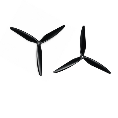 Gemfan 1045 Cinelifter Glass Fiber Nylon 3-Blade Propeller for 10 Inch FPV Drone (1CW + 1CCW) - Black