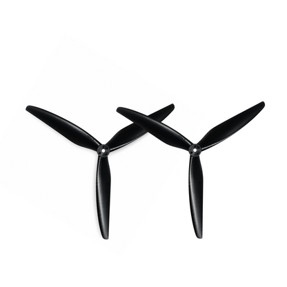 Gemfan 1045 Cinelifter Glass Fiber Nylon 3-Blade Propeller for 10 Inch FPV Drone (1CW + 1CCW) - Black